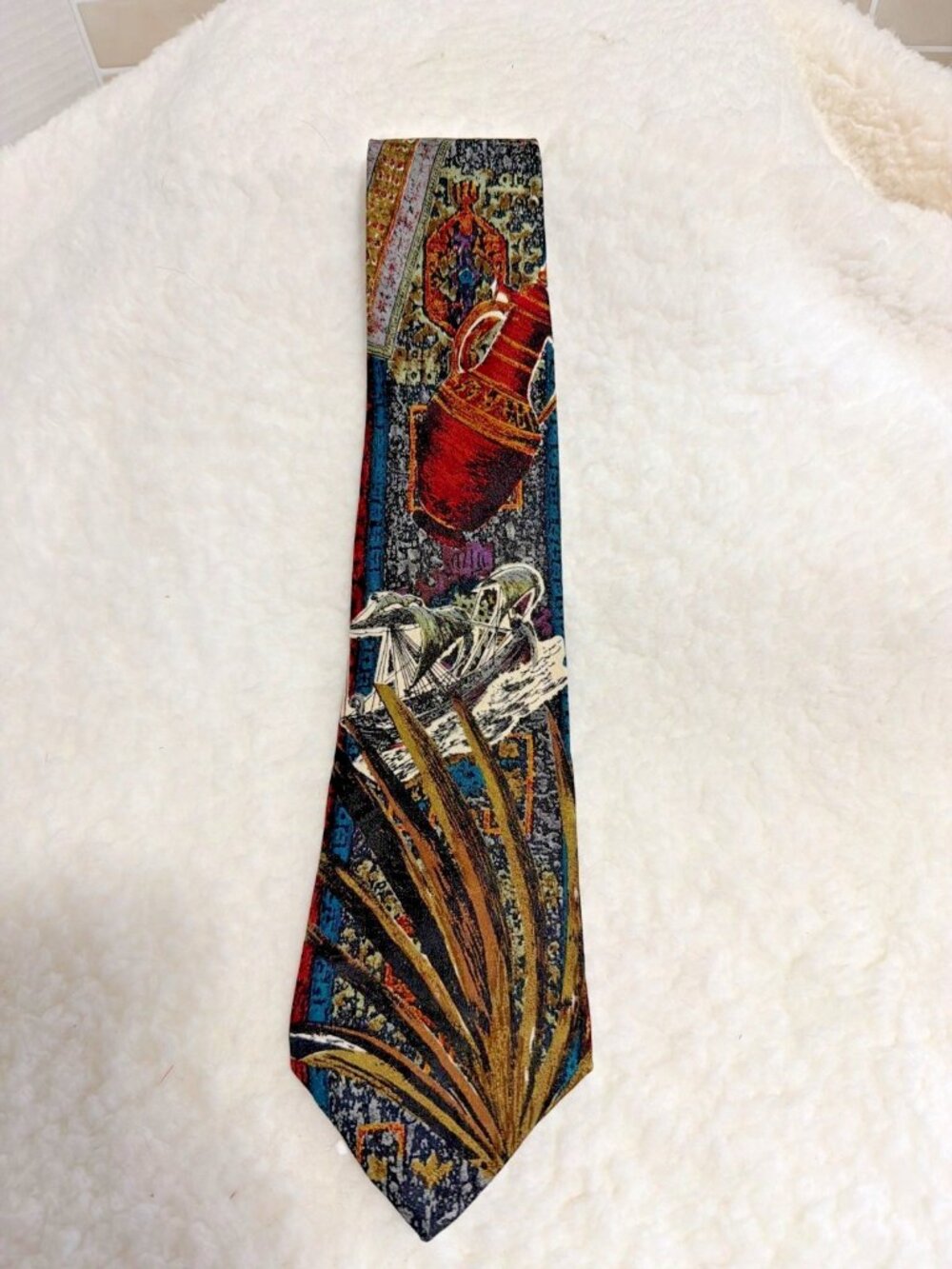 Je Suis Men’s 100% Silk Necktie Classic Pattern Dress Tie